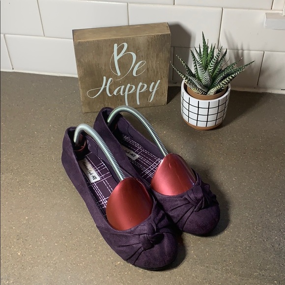purple flats payless